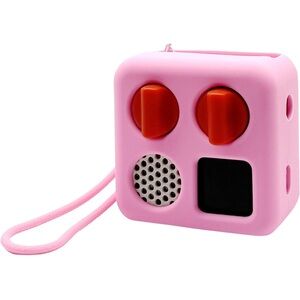 Pink silicone cover for mini yoto player